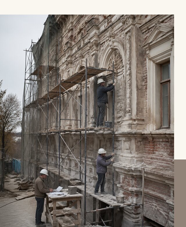 Реставрация объектов культурного наследия под ключ в Азнакаеве
